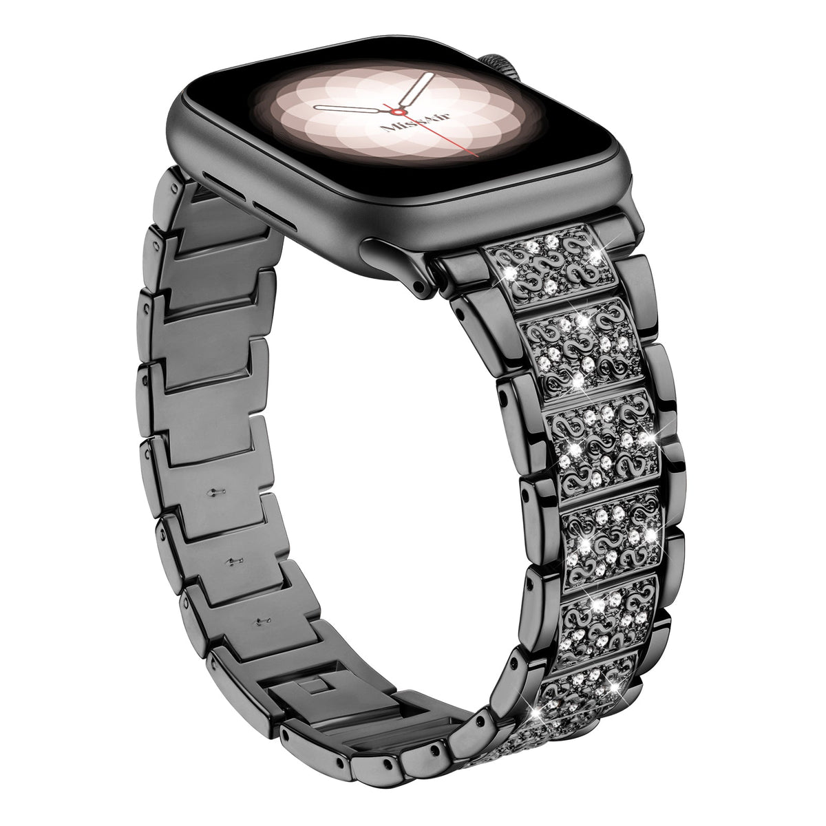 316L Stainless Steel S-Shaped Apple Watch Bracelet