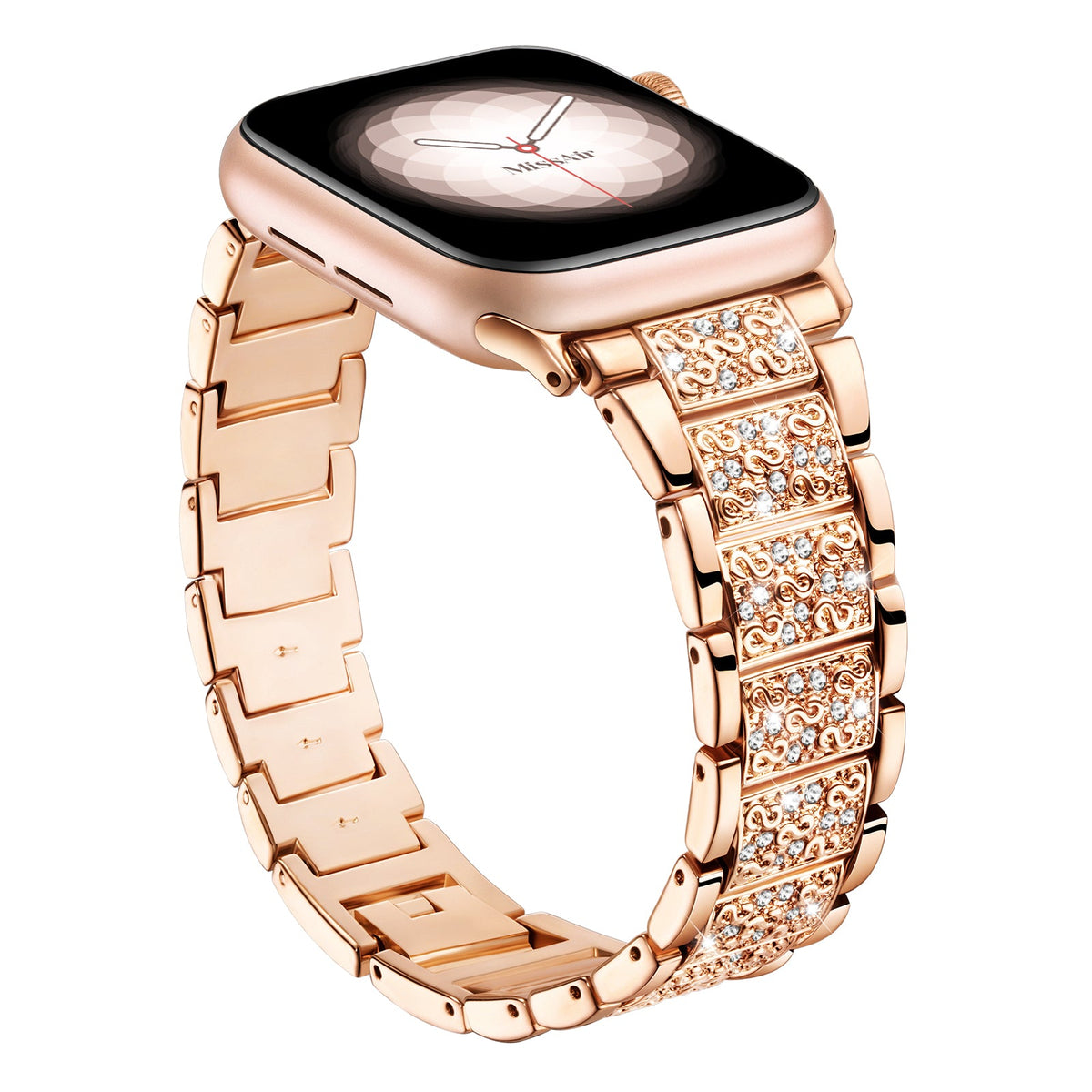 316L Stainless Steel S-Shaped Apple Watch Bracelet