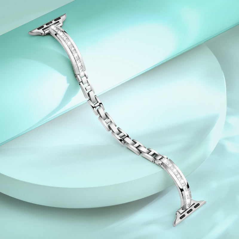 Slim Diamond Apple Watch Bracelet - 16K Gold Plated