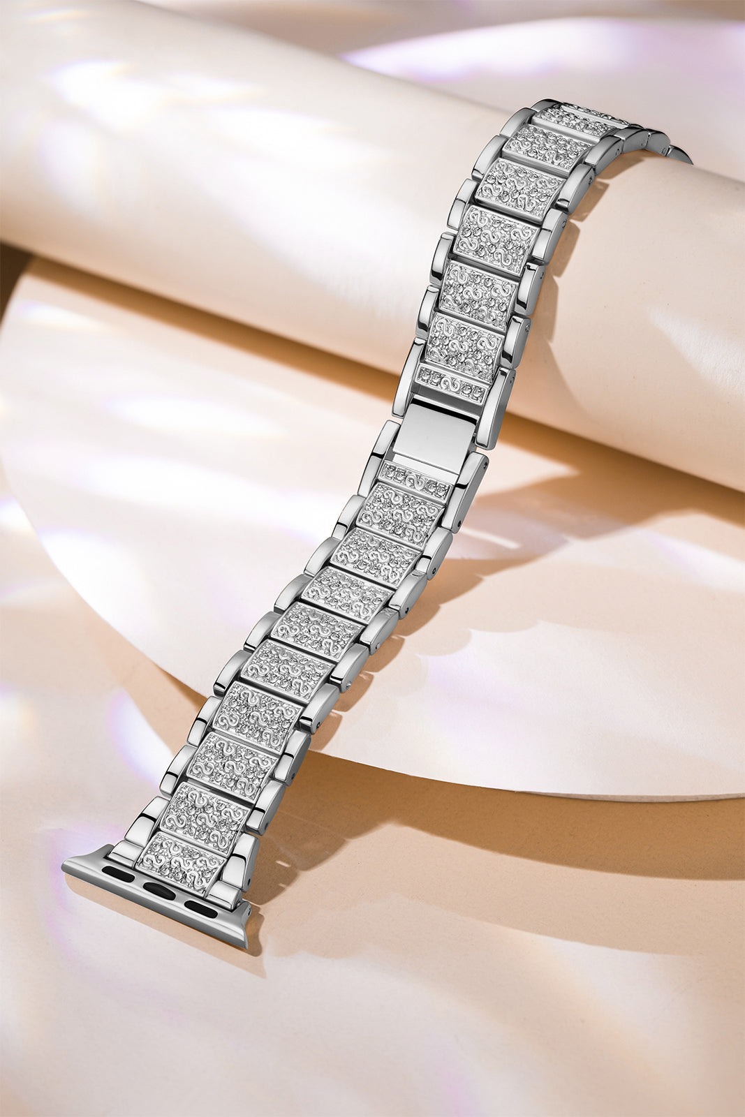 316L Stainless Steel S-Shaped Apple Watch Bracelet