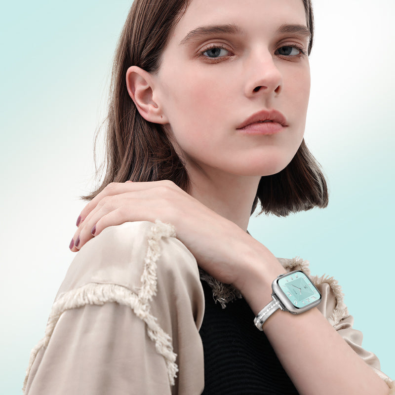 Slim Diamond Apple Watch Bracelet - 16K Gold Plated