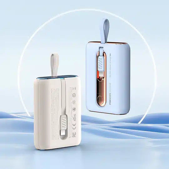 Recci  Dual Cable Fast Charging Power Bank 10000mAh