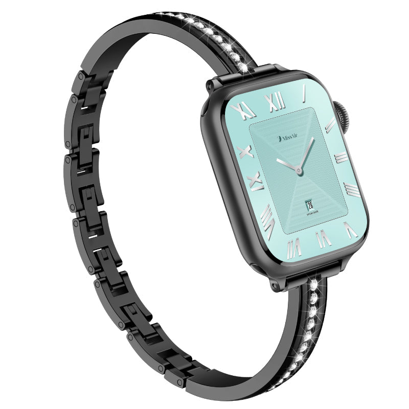 Slim Diamond Apple Watch Bracelet - 16K Gold Plated
