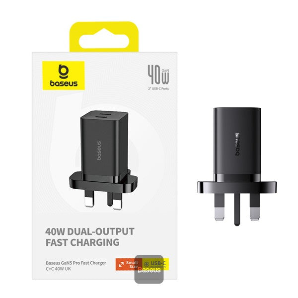 Baseus PD 40W Dual Type C Fast Charger