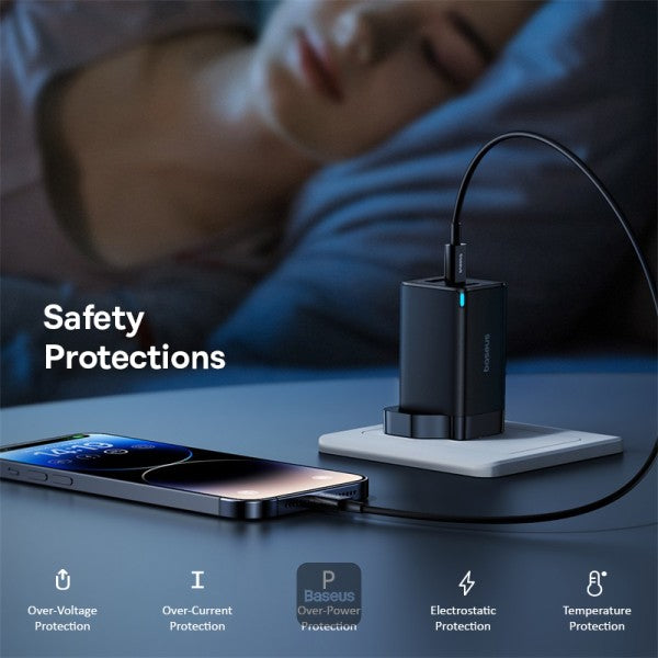 Baseus GaN5 Pro 65W 3 Port Fast Charger