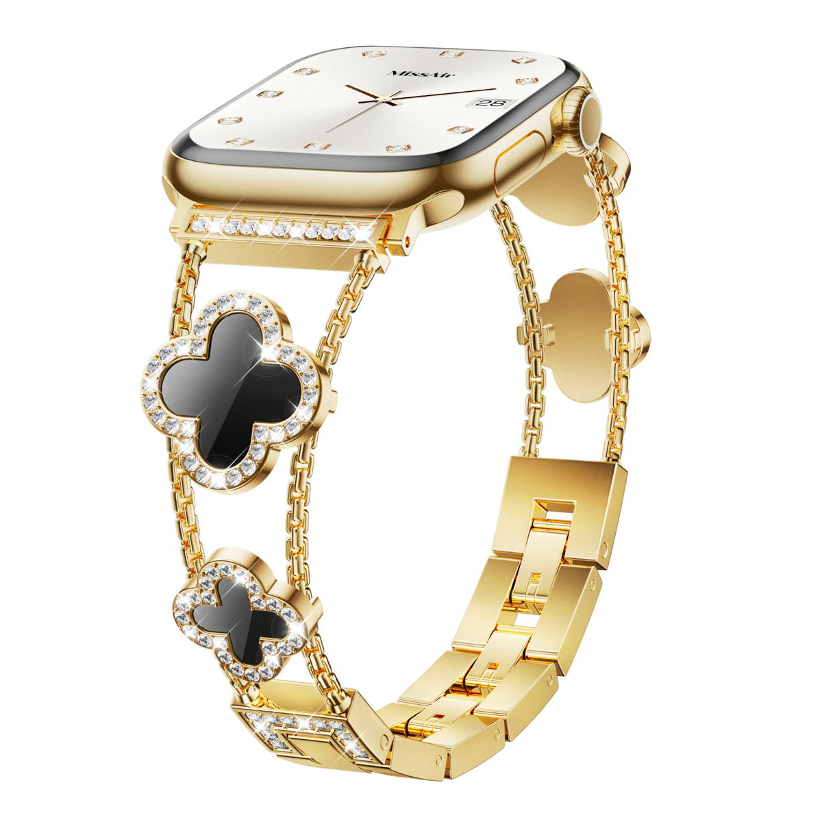Clover Apple Watch Bracelet - 16k Gold Plated