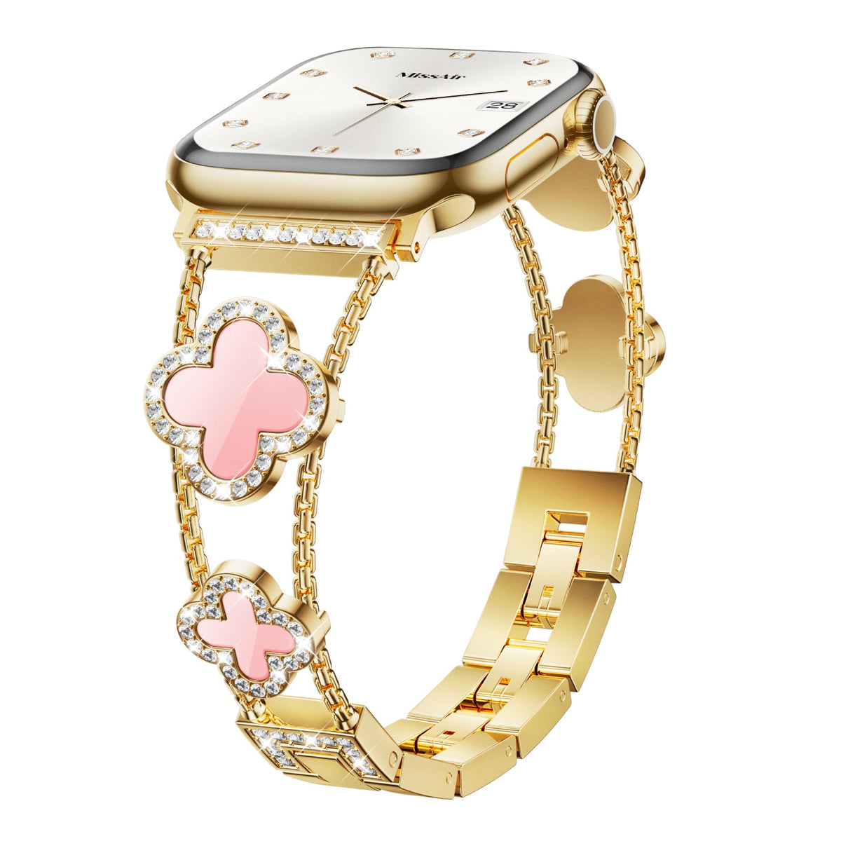Clover Apple Watch Bracelet - 16k Gold Plated