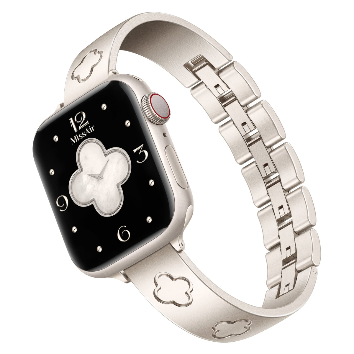 316L Stainless Steel LOVE PLUS Apple Watch Bracelet - 18k Gold Plated