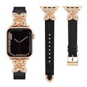 FloraGleam Leather Bracelet Band for Apple Watch