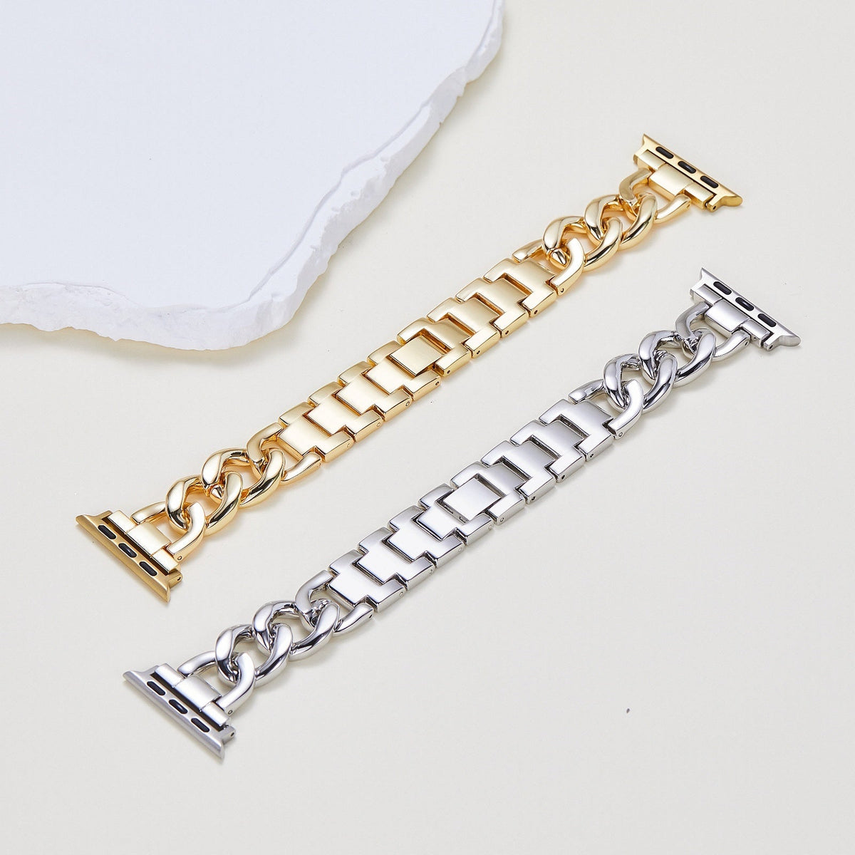Chain Bracelet Apple Watch Band – 16k Gold Plated