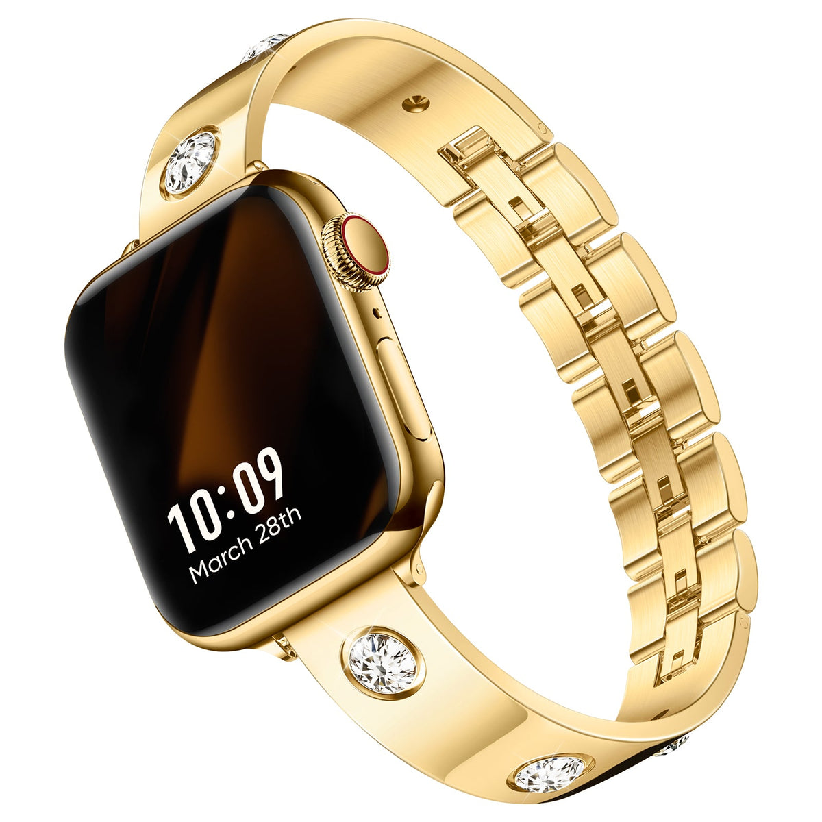 [Diamond Gold] LOVE PLUS Luxury Bracelet Band for Apple Watch