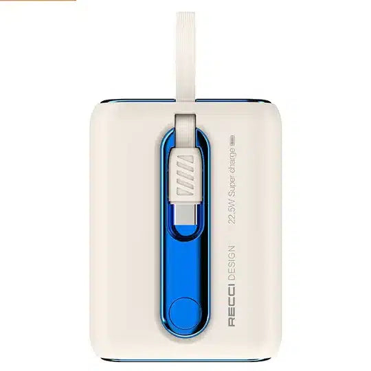 Recci  Dual Cable Fast Charging Power Bank 10000mAh