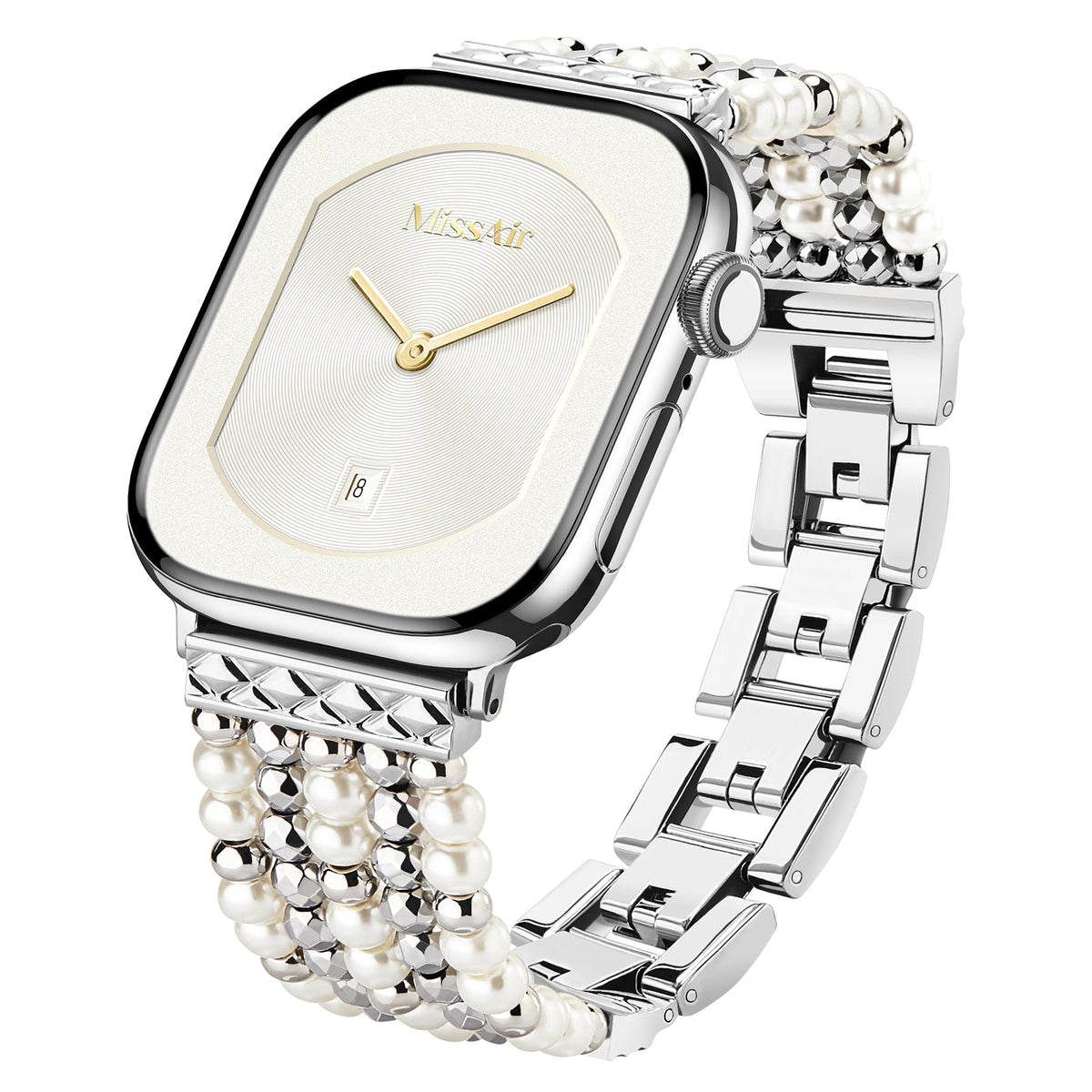 Bohemian Style Peral Beaded Apple Watch Bracelet