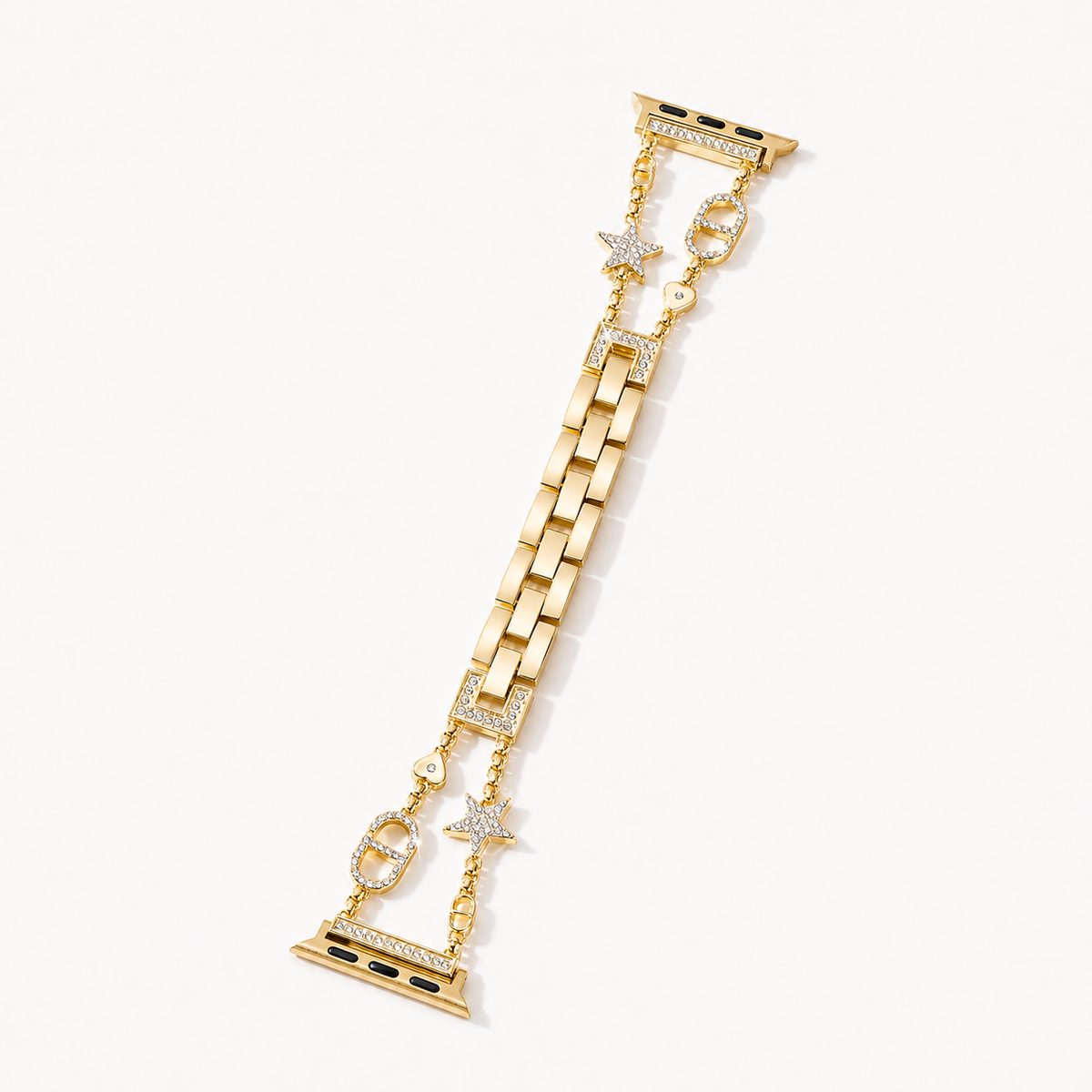 Sparkle Star Apple Watch Bracelet - Metal Rhinestone Strap
