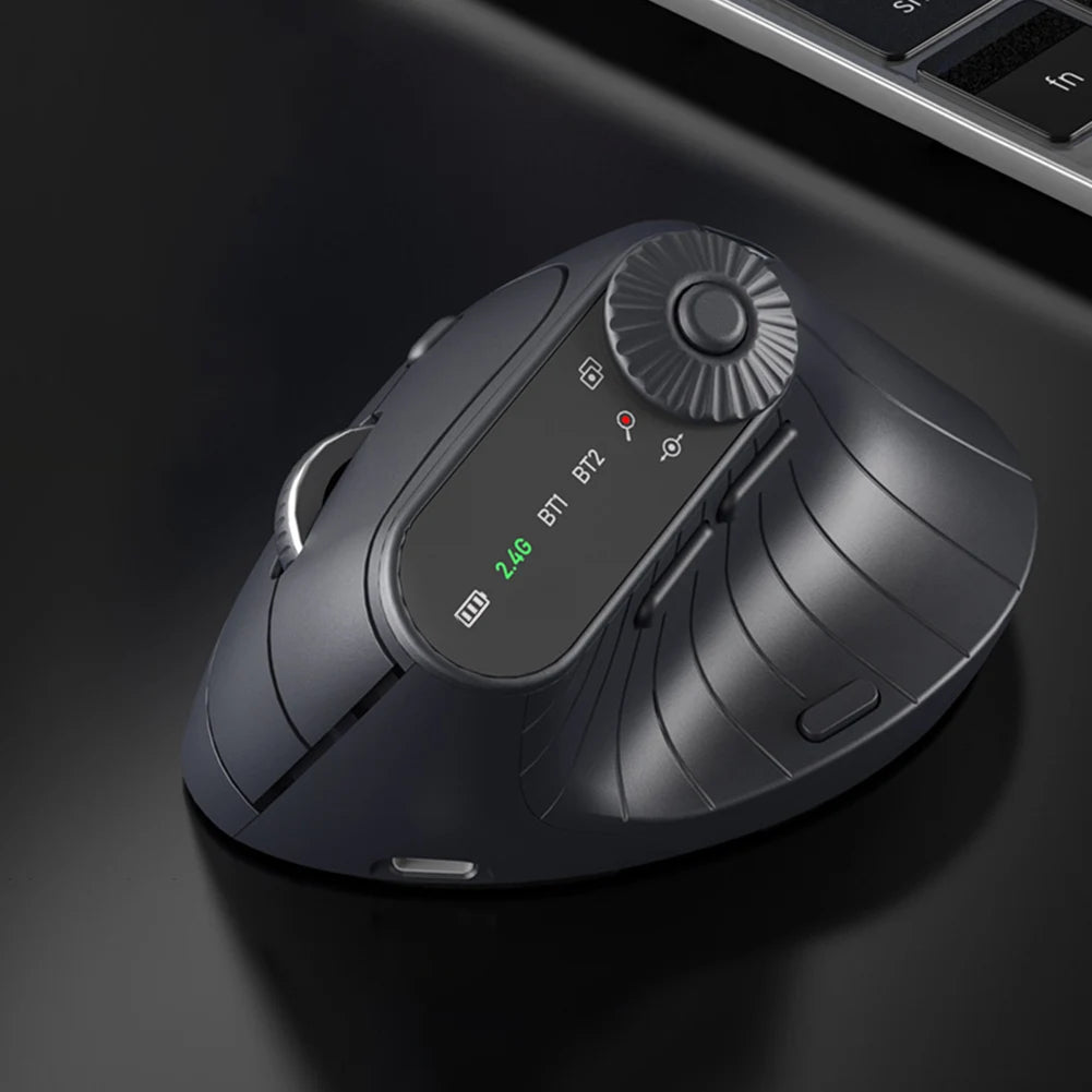 Ergonomic Vertical Mouse 2.4G BT5.1 Wireless Mouse