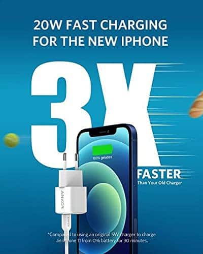 Anker USB C Charger 20W, PIQ 3.0