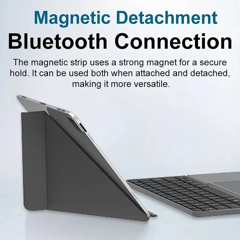 Bluetooth 5.0 Folding Keyboard With Touchpad