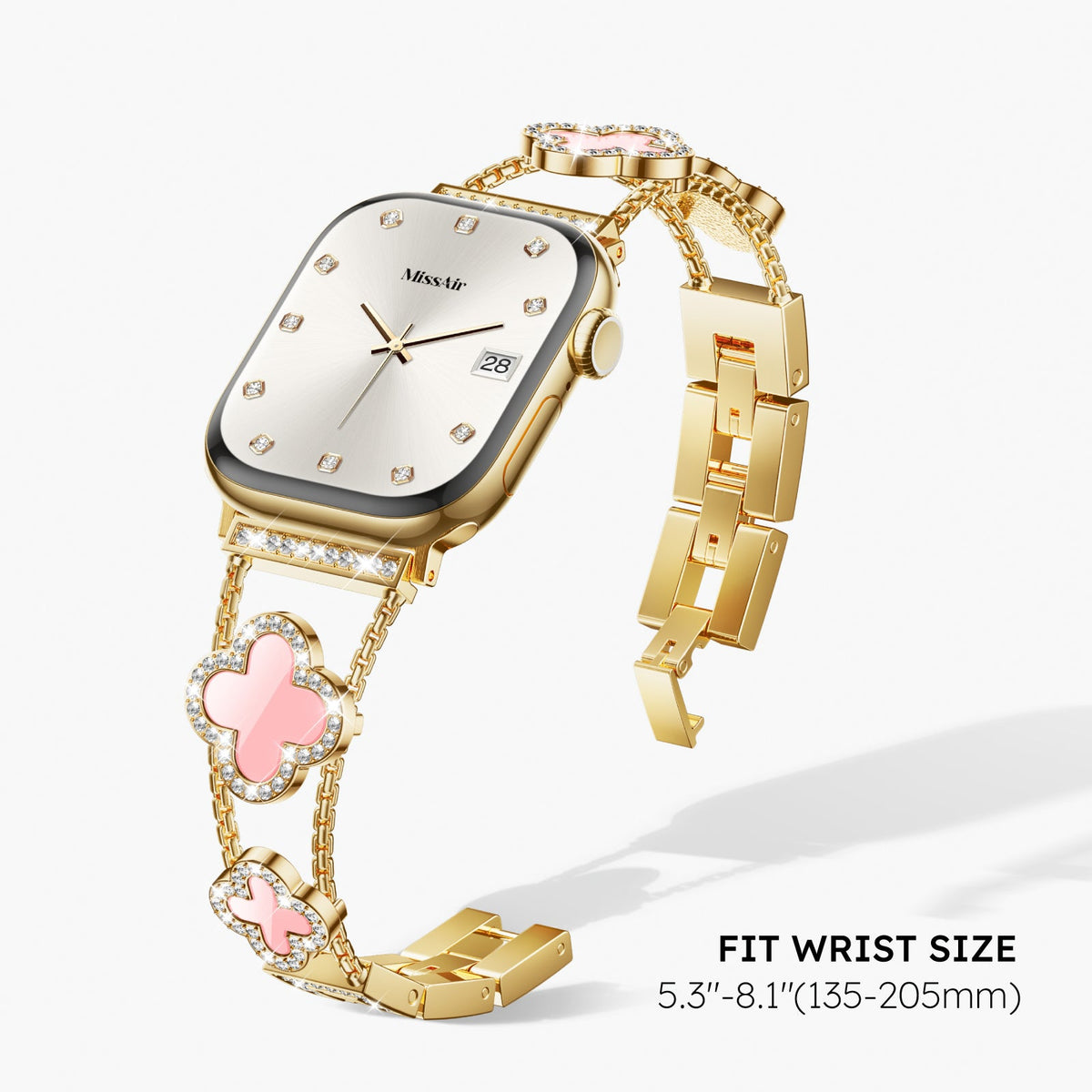 Clover Apple Watch Bracelet - 16k Gold Plated