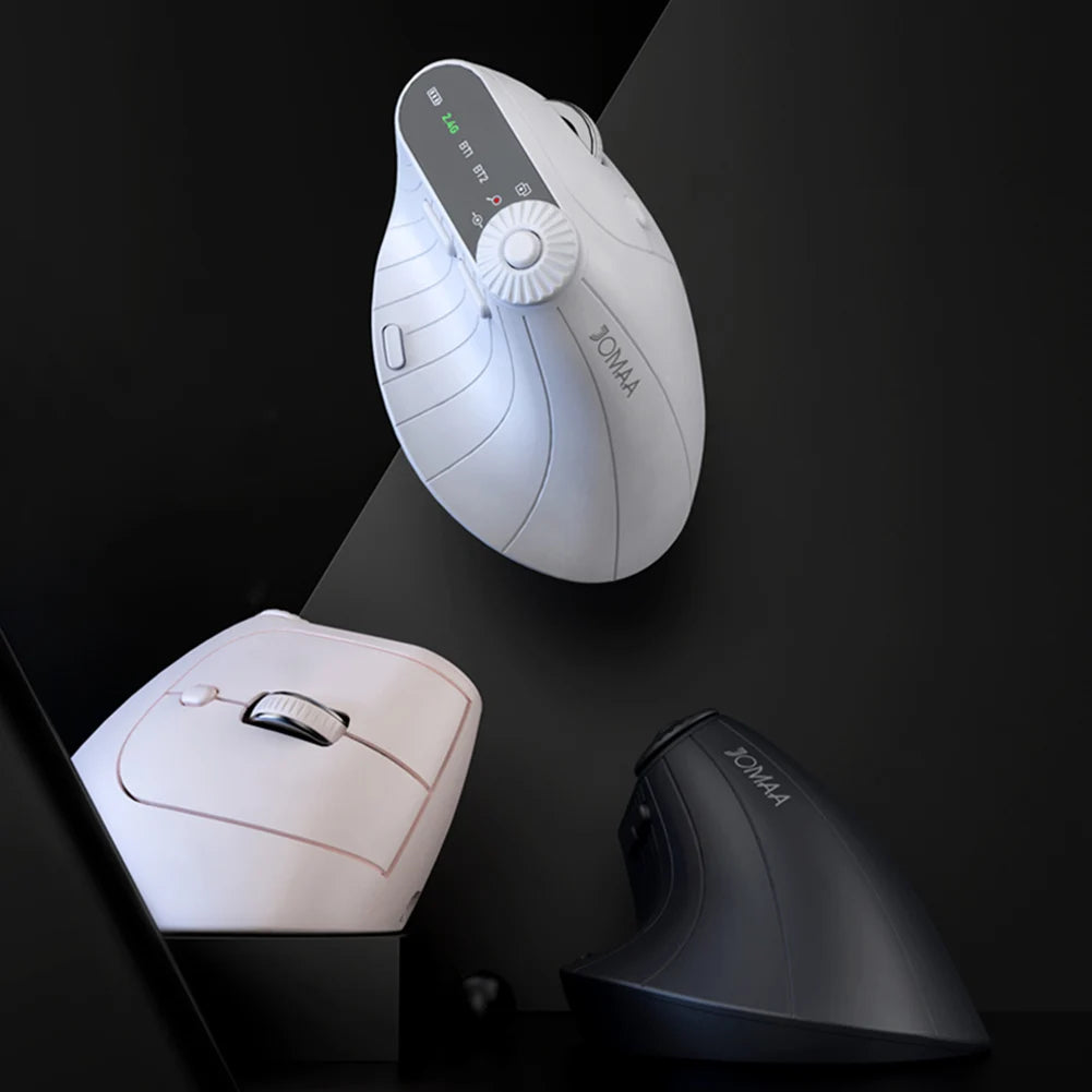 Ergonomic Vertical Mouse 2.4G BT5.1 Wireless Mouse
