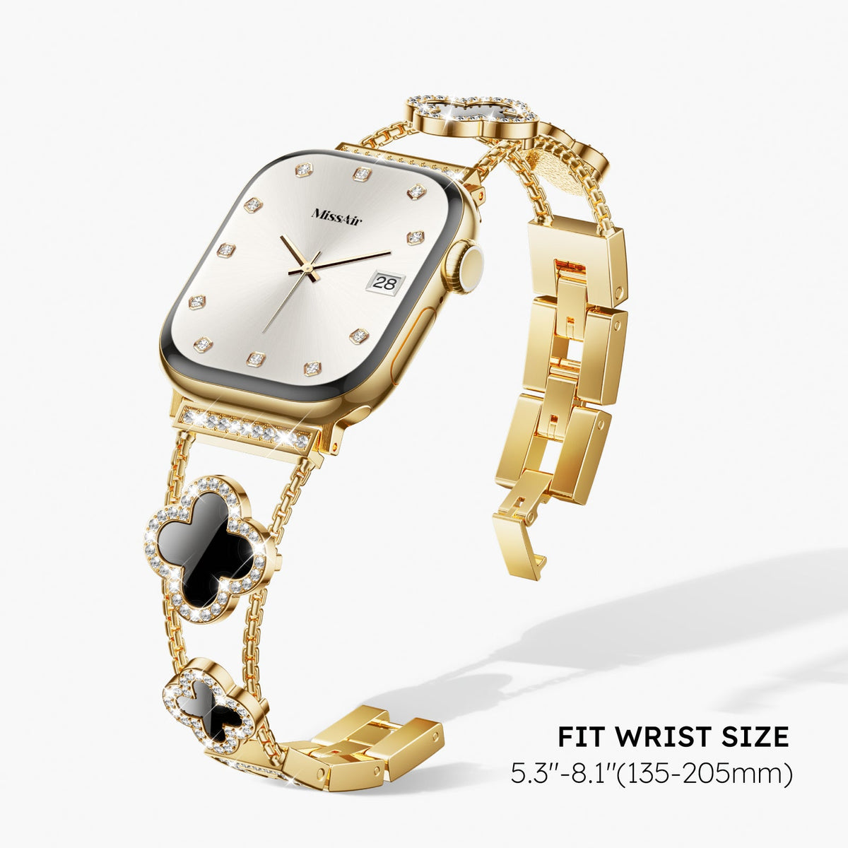 Clover Apple Watch Bracelet - 16k Gold Plated