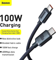 Baseus Fast Charging Data Cable Type-C to Type-C 100W 2m