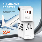 ldnio  travel charger 65watt z6