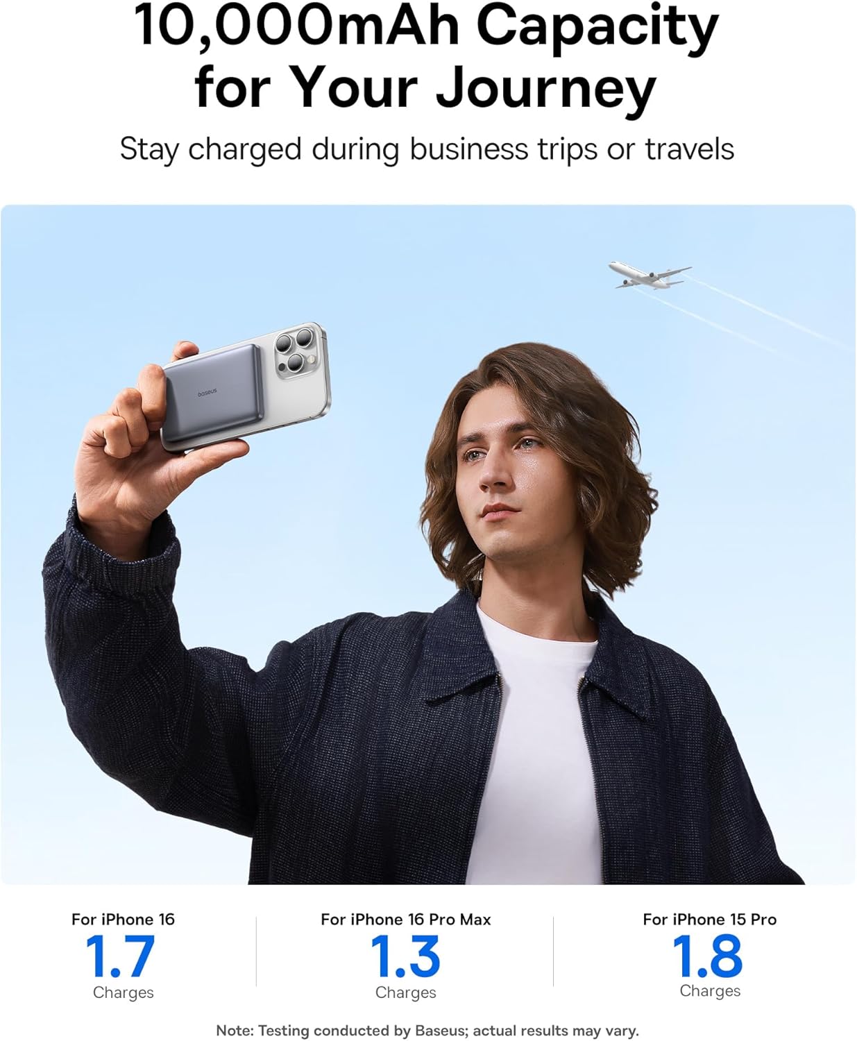 Baseus PicoGo Ultra-Slim Qi2 Magnetic Power Bank 10000mAh