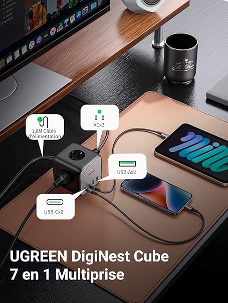 diginest Ugreen 65W Charging Station-7 Ports Desktop Charger