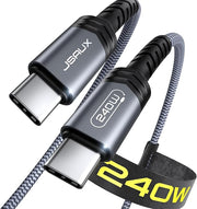 JSAUX 240W USB C to USB C Cable 3m