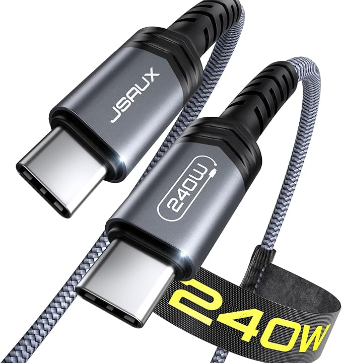 JSAUX 240W USB C to USB C Cable 3m