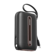 JR-L013 22.5w  mini Power Bank 10000mAh with Dual Cables