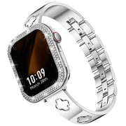 316L Stainless Steel LOVE LUCK Apple Watch Bracelet Set - 18k Gold Plated