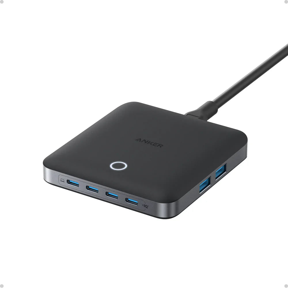 Anker Nano Charger  130W 6-Port GaN Charging Station - Black