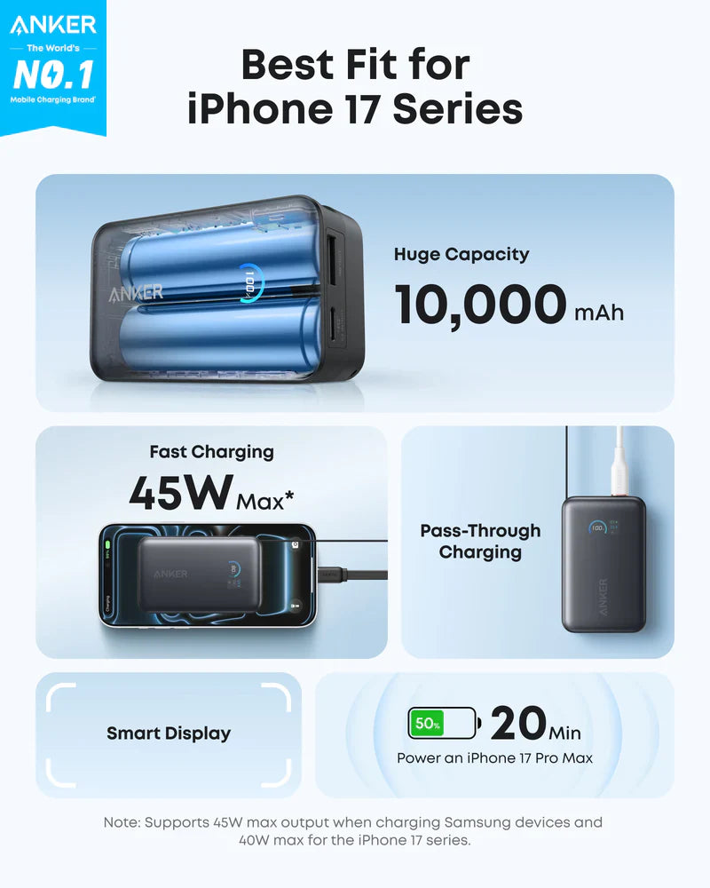 Anker Nano Power Bank 10000 mAh 45 W