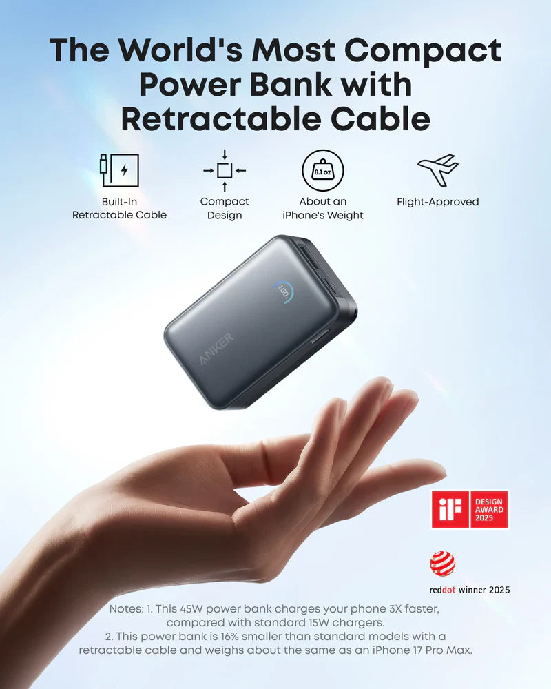 Anker Nano Power Bank 10000 mAh 45 W