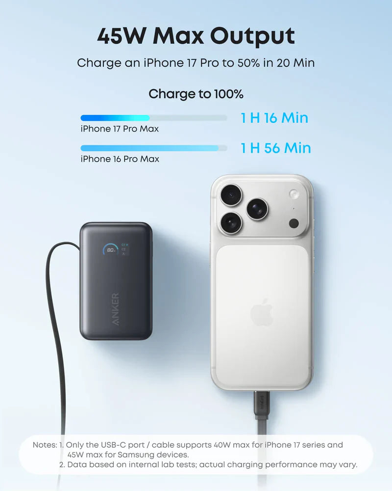 Anker Nano Power Bank 10000 mAh 45 W