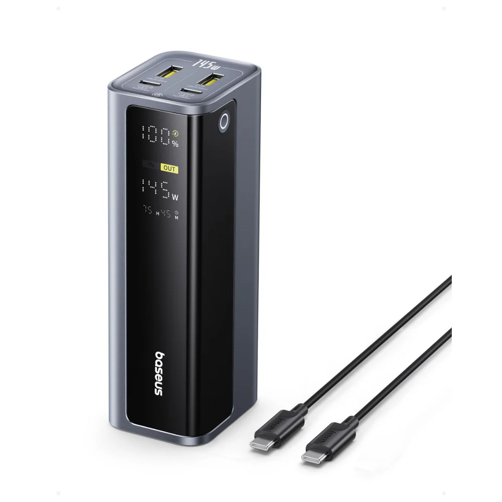 Baseus EnerGeek GP12 | 145W 20800mAh Power Bank with Smart Display