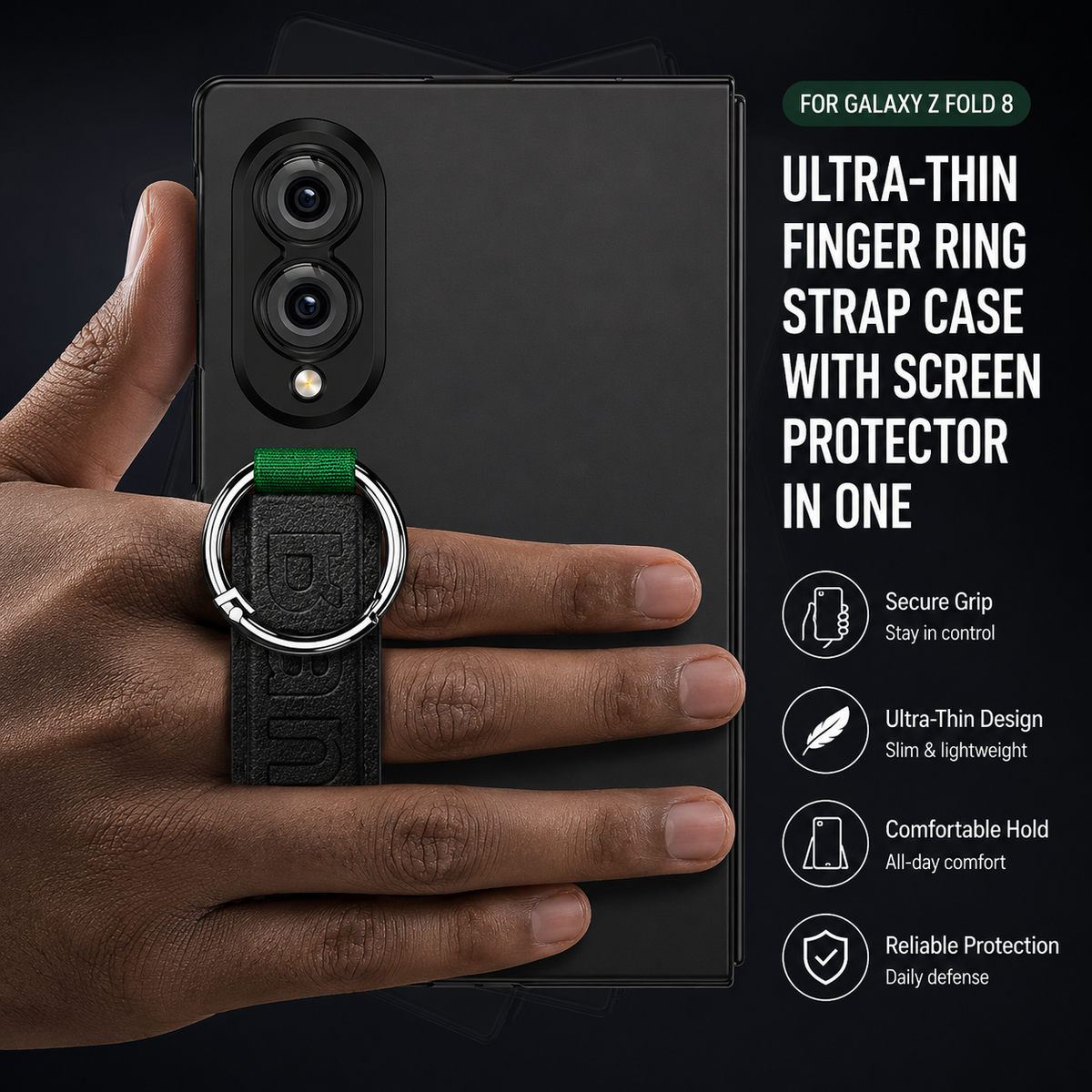 Ultra-Thin Wristband Case For Samsung Galaxy Z Fold 8 Series