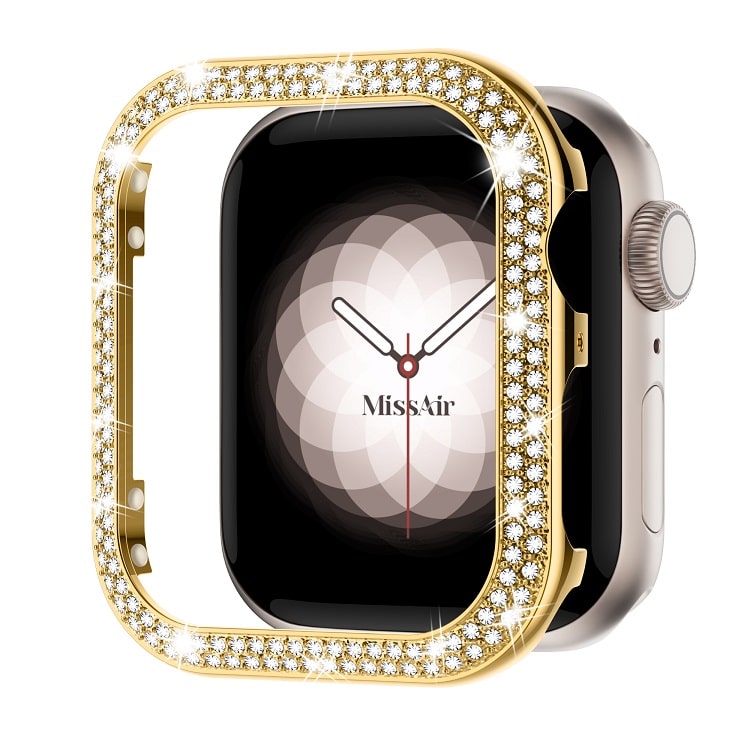 316L Stainless Steel Diamond Apple Watch Cover Case