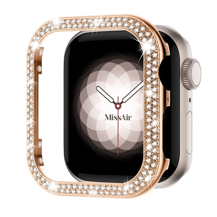 316L Stainless Steel Diamond Apple Watch Cover Case