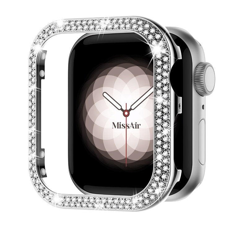 316L Stainless Steel Diamond Apple Watch Cover Case