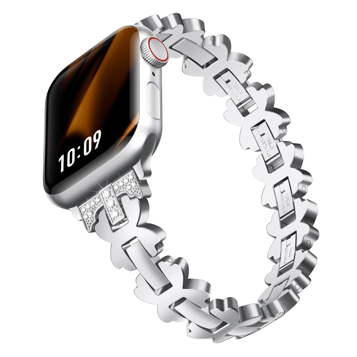 Petal Diamond Apple Watch Bracelet - 18k Gold Plated
