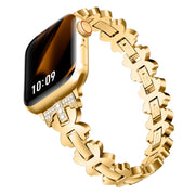 Petal Diamond Apple Watch Bracelet - 18k Gold Plated
