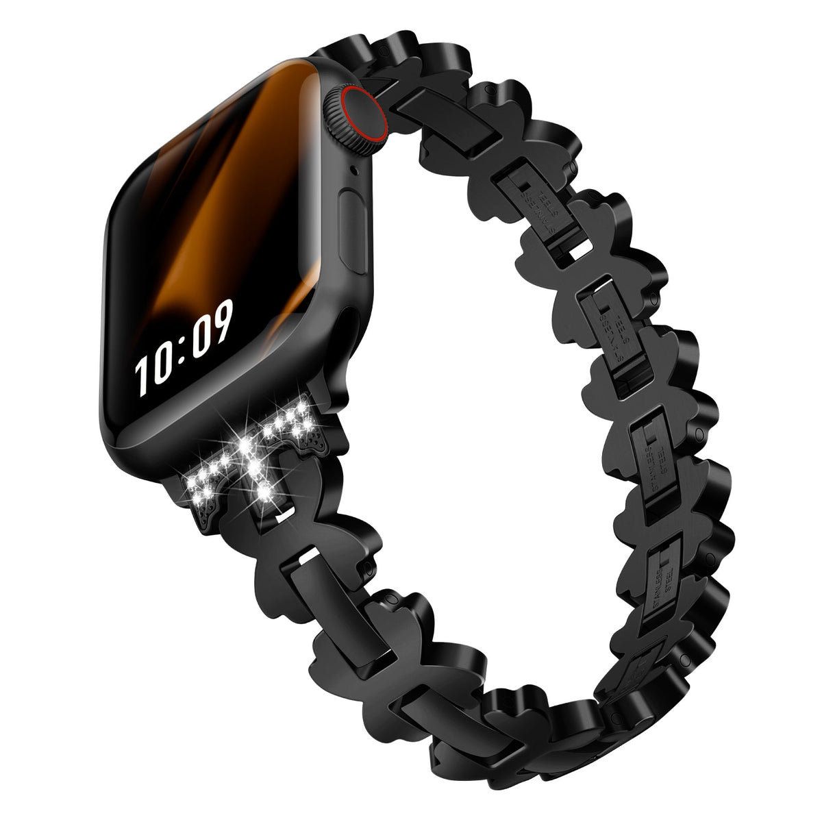 Petal Diamond Apple Watch Bracelet - 18k Gold Plated