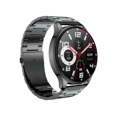 Amazfit Pop 3R Smart Watch With 1.43" 3.6 Cm AMOLED Display, BT Calling and AI Voice Assistance (Limited Classic Edition) - Metallic Black