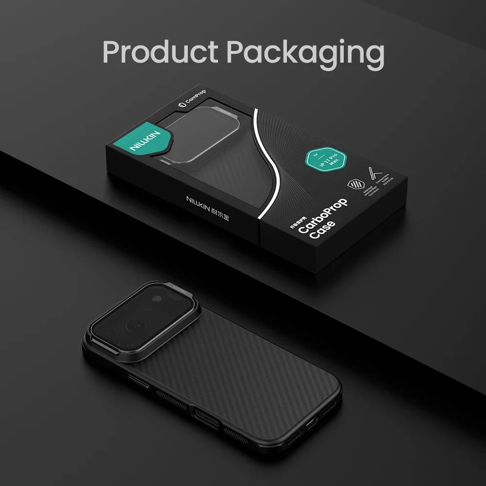 Carbon Fiber Texture Kickstand iPhone case