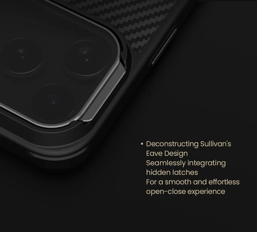 Carbon Fiber Texture Kickstand iPhone case