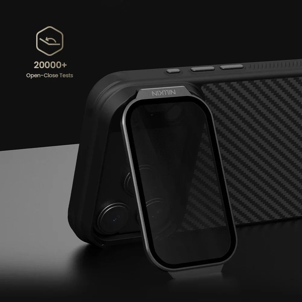 Carbon Fiber Texture Kickstand iPhone case