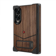 Premium Alloy Wood Stand Case For Samsung Galaxy Z Fold 8