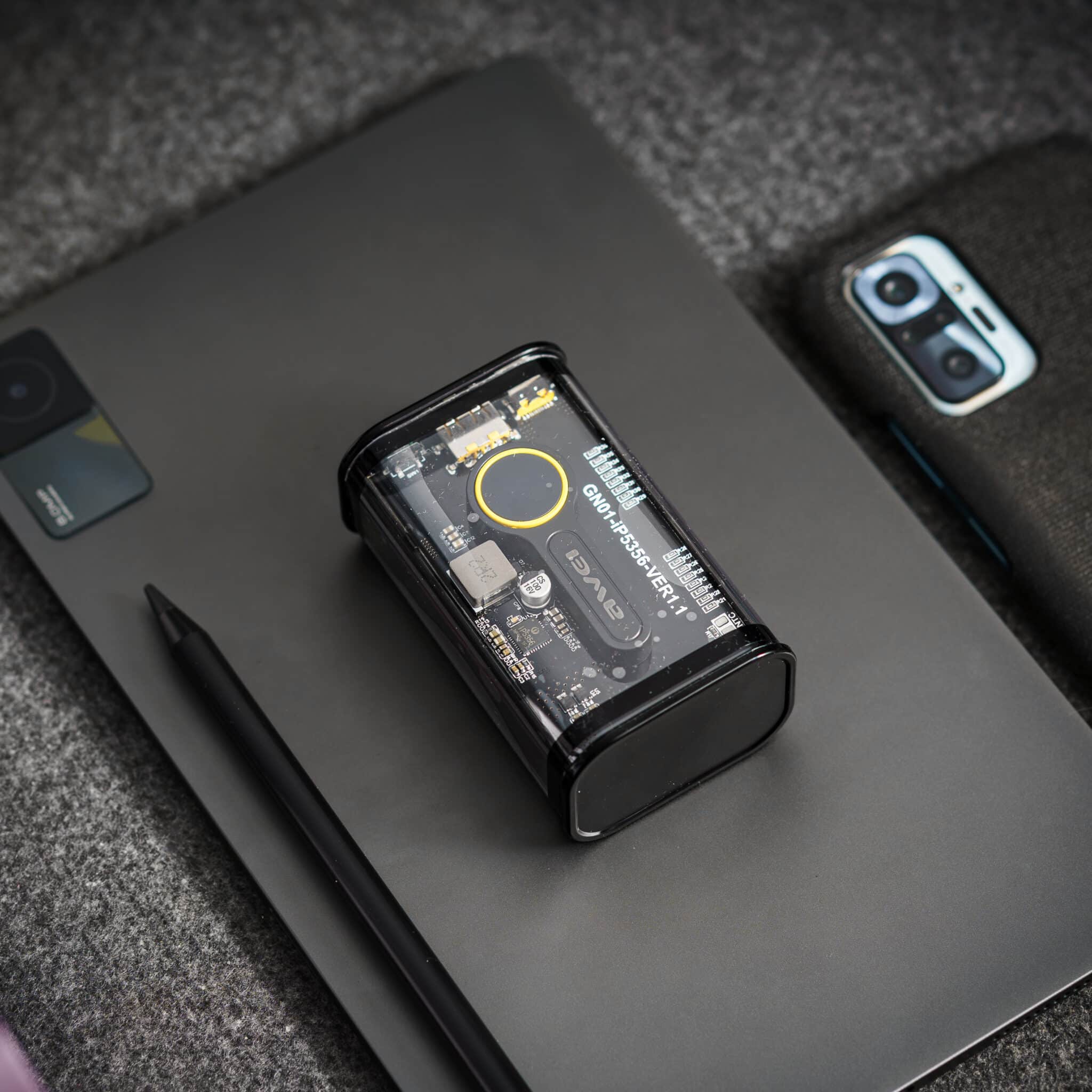 awei mini transparent powerbank